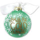 Baby It's Cold Outside Glass Christmas Ornament Image 3 of 3